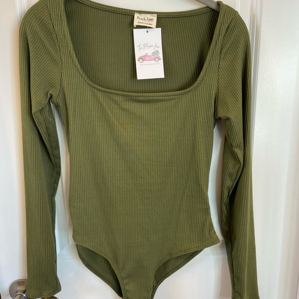 Peach Love bodysuit NWT